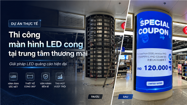 Biển LED âm bản