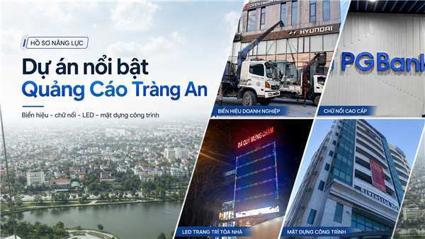 Biển chữ lớn tòa nhà